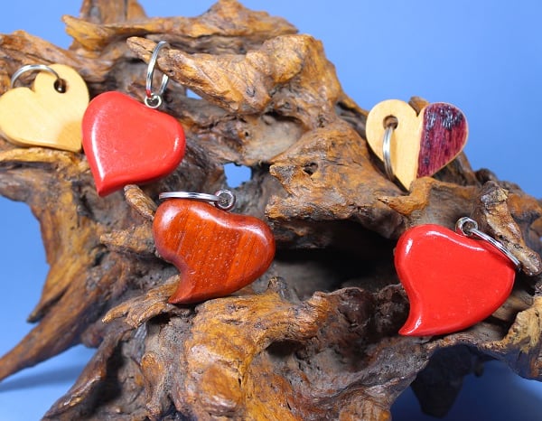 Heart Key Rings