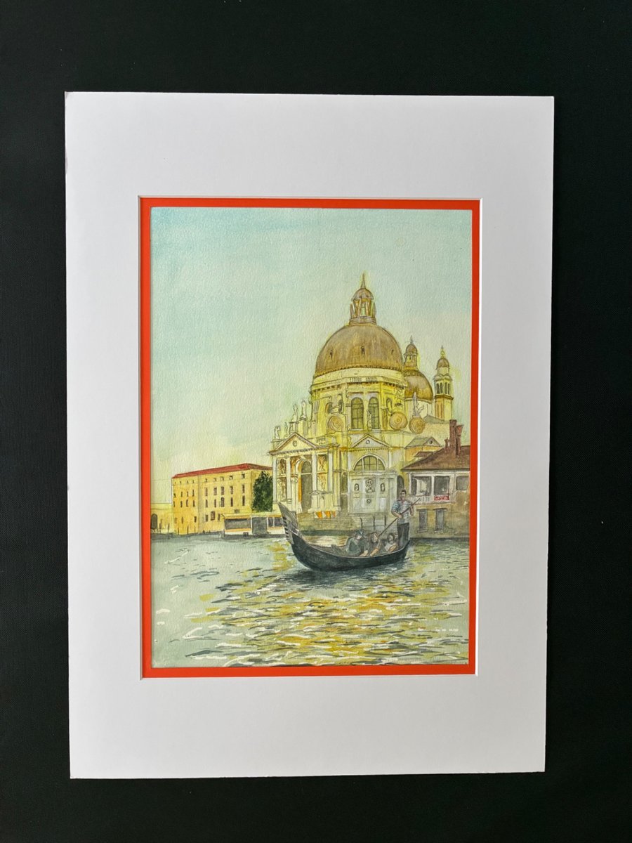 Santa Maria Della Salute, Venice - Original Watercolour 