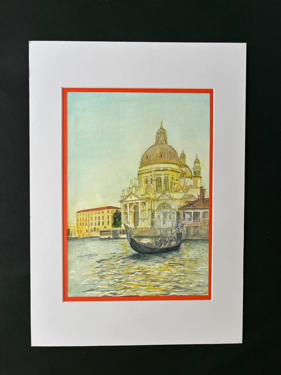 Santa Maria Della Salute, Venice - Original Watercolour 