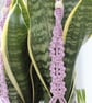 Macrame plant pot holder, plant hanger, floating shelf - Image 10