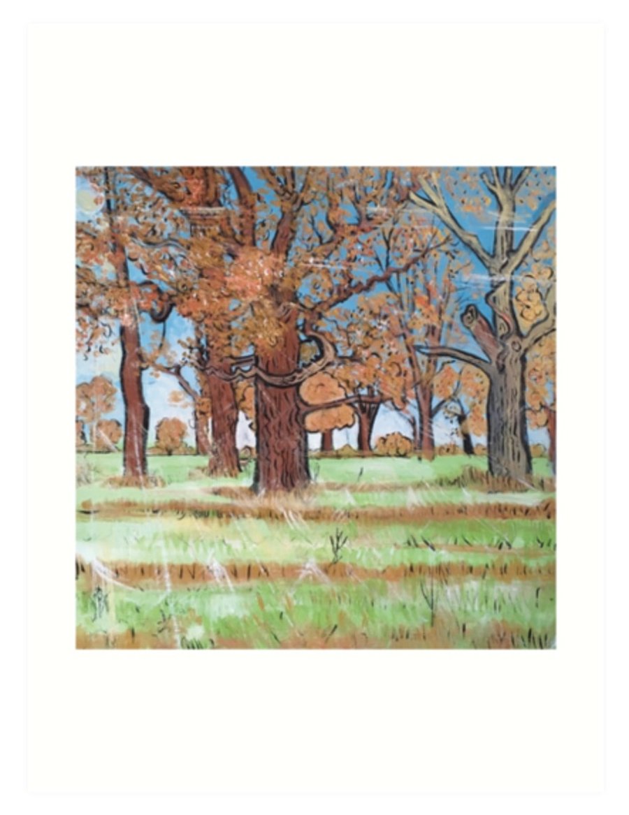 Art Print Taken From The Original Oil Painting ‘A Beautiful New Day’