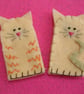 Handmade Felt Cat finger puppet - Image 5