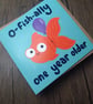 Fish with balloon birthday card - Image 4