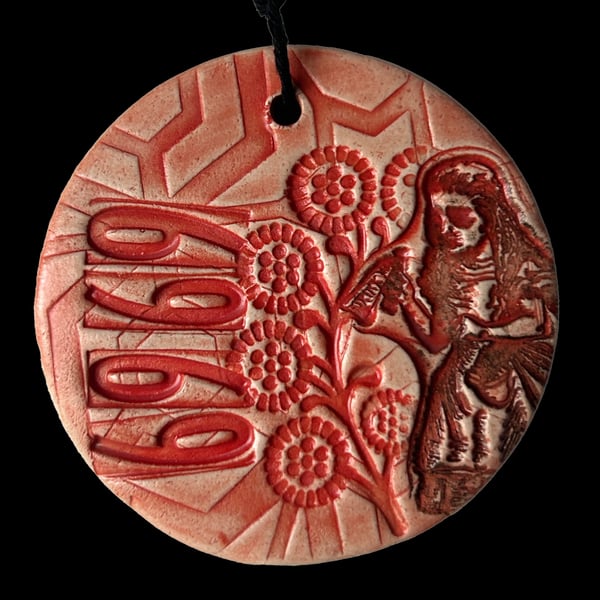 Ceramic Love Token: Keepsake: Red
