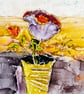 Vase at Sunset Art Card