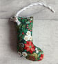 SOLD - Scrapbox Stockings - Mini Stocking Tree Decorations Christmas Decorations - Image 3