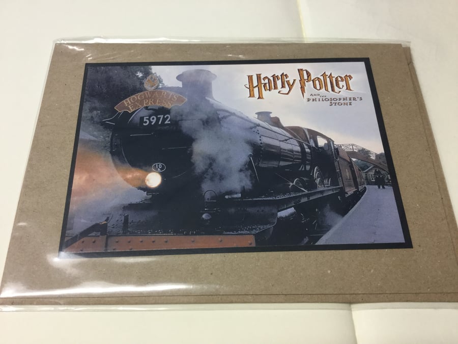 Harry Potter Greeting Card Hogwarts Express