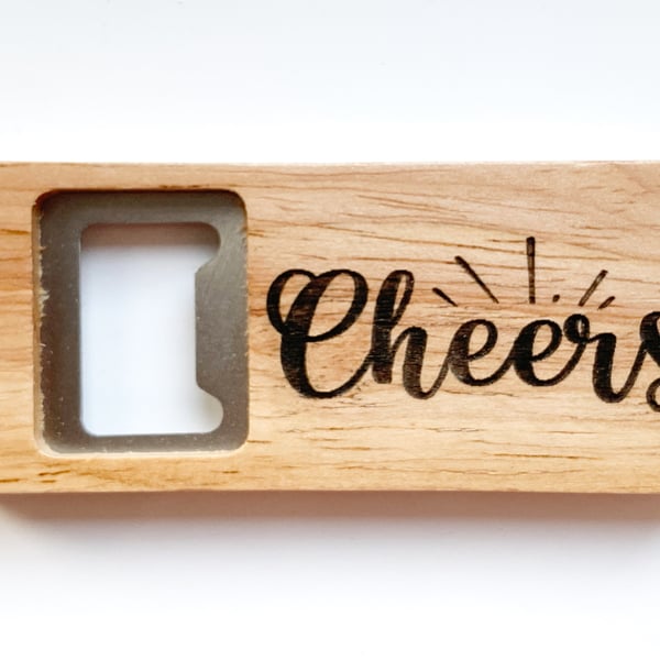 Wooden Bottle Opener