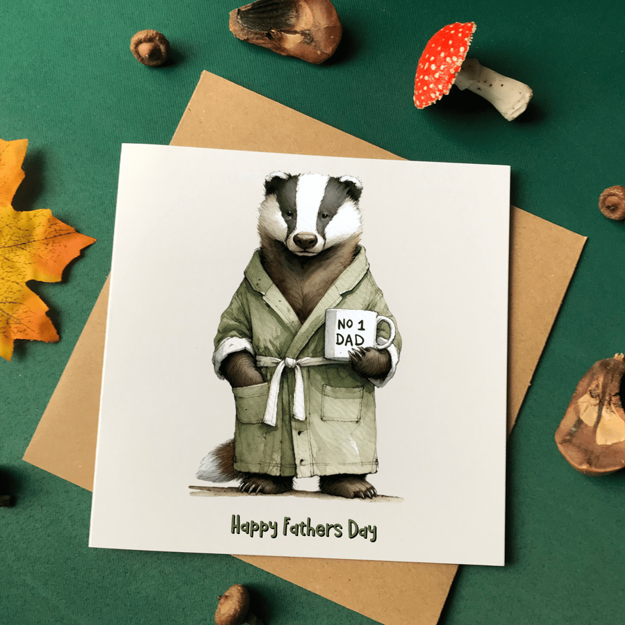 badger-father-s-day-card-funny-father-s-day-card-folksy