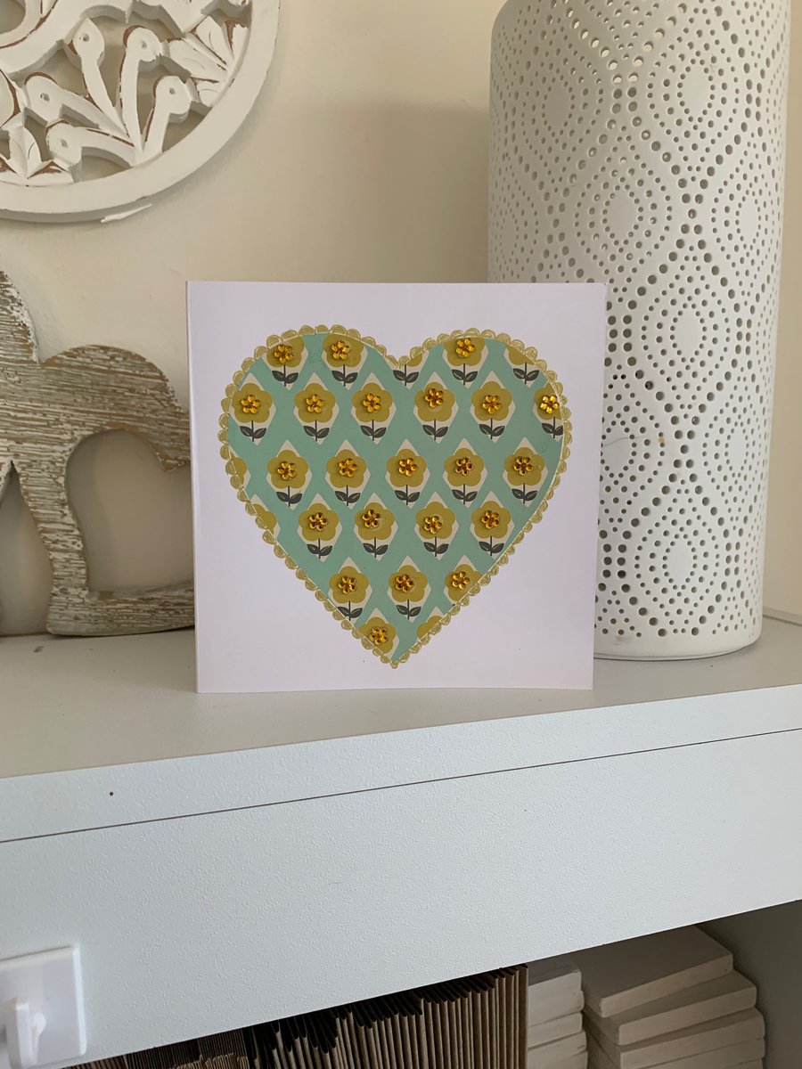 Handmade Heart Card