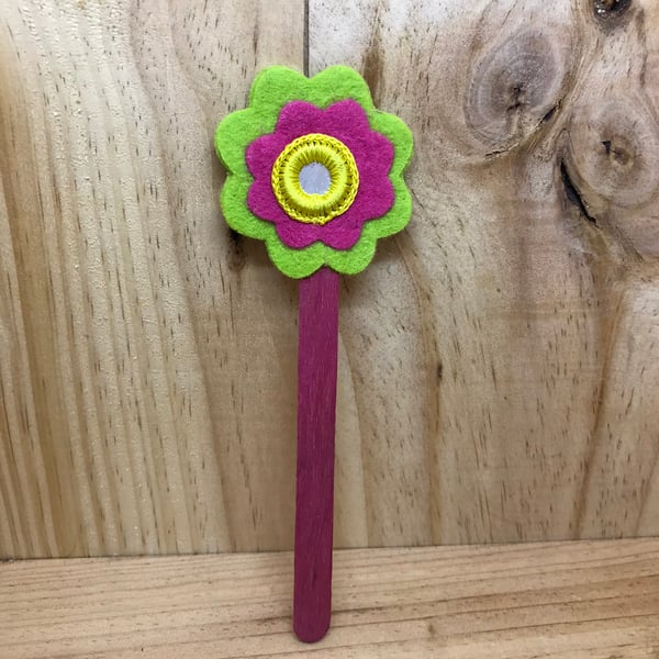  Flower Bookmark. (344)