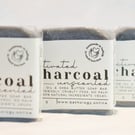 Handmade unfragranced Activated Charcoal Soap, natural ingredients Gift for mum