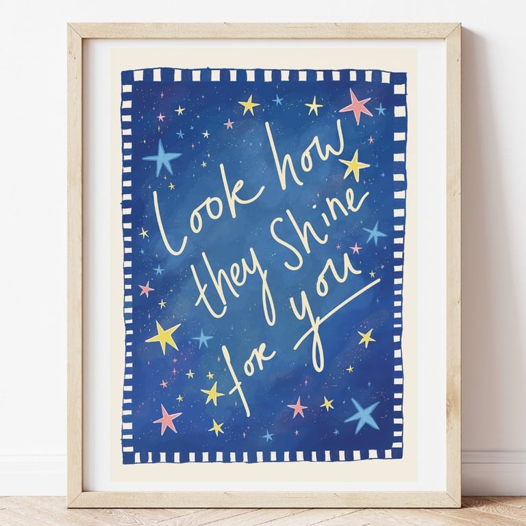 Look How They Shine For You - Nursery Print