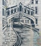 Bridge of Sighs Oxford - on vintage pages - Image 3