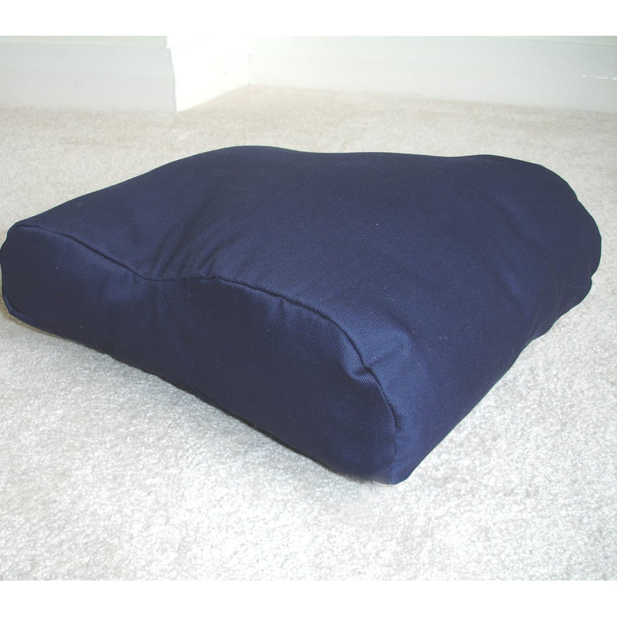 Tempur Pedic Original Travel Neck Pillow Cover Orthopaedic Navy Blue