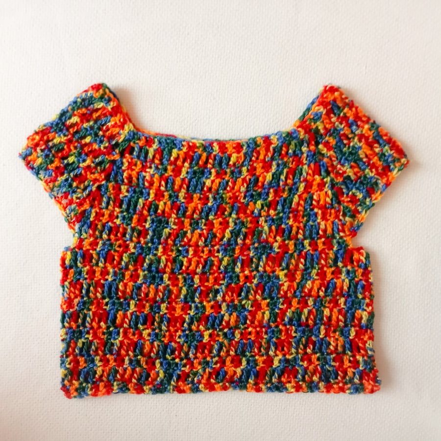 CROCHET PATTERN PDF Rainbow Ombre Sweater