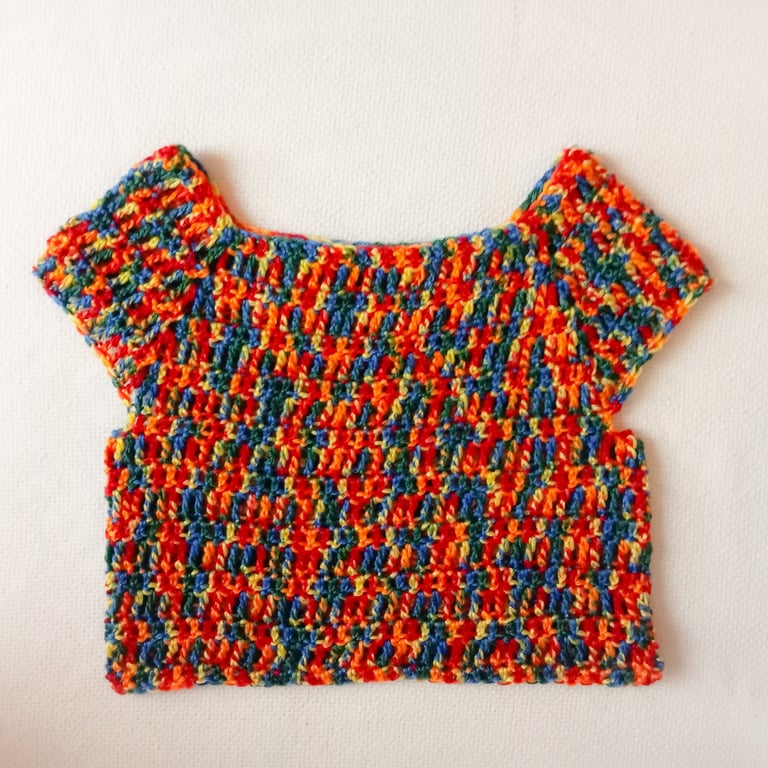 CROCHET PATTERN PDF Rainbow Ombre Sweater