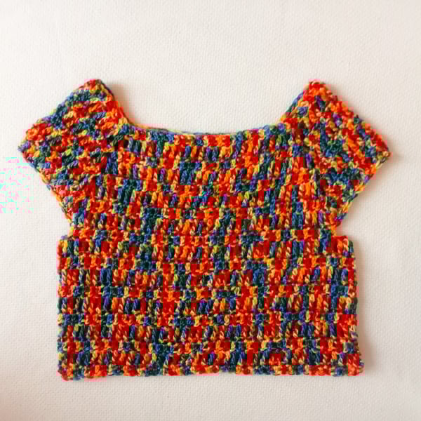 CROCHET PATTERN PDF Rainbow Ombre Sweater