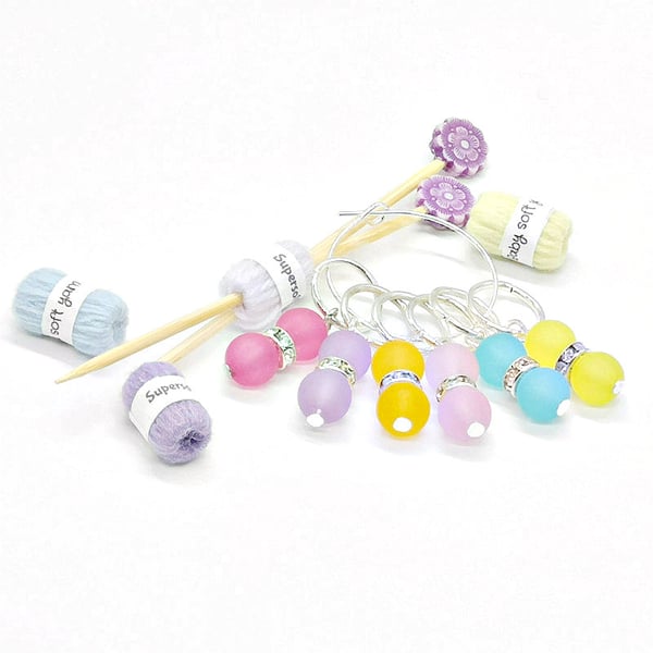 Frosted Stitch Markers