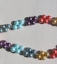 Shell Pearl Statement Beaded Vibrant Multi-Coloured Necklace "Rainbow" - Image 5