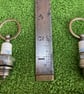Chainsaw Spark Plug Key Fob or Bag Charm - Image 5