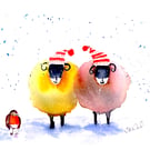 Merry Christmas to Ewe Christmas card