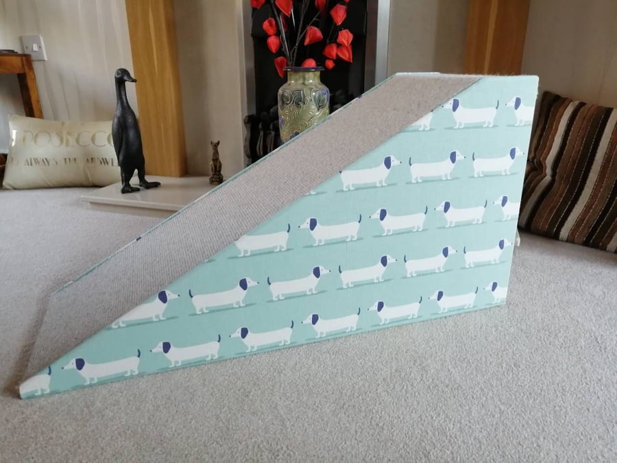 40cm High Pet Ramp Dachshund FabricTwo-Tone Twist Carpet