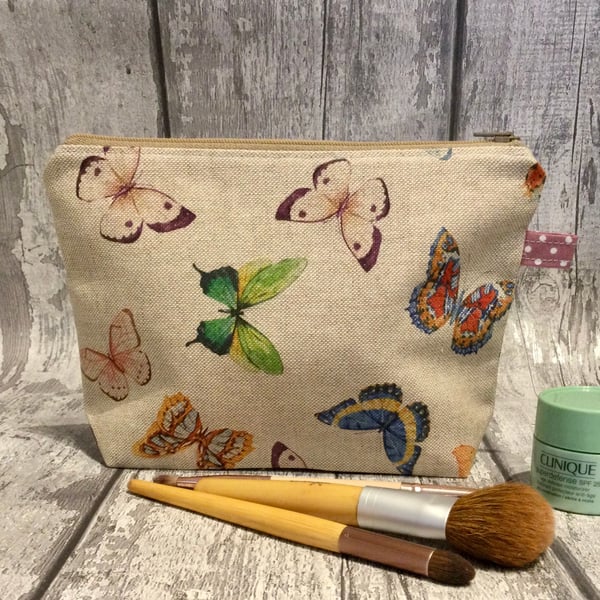 Butterfly Make Up Bag. Handbag Organiser. Cosmetic Bag. Butterfly Pencil case. Z