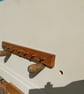 Mahogany and Brass Utensil or Key Rack - Image 5