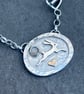 Silver Hare and Moonstone Necklace  - Image 1