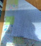 Baby cot cover. Beautiful lemon patchwork. 30” by 25”.  - Image 2