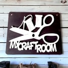  Handcrafted Wall Art for Creative Minds, "MY CRAFT ROOM"