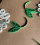 Quilled White Daisies and Butterfly - Image 5
