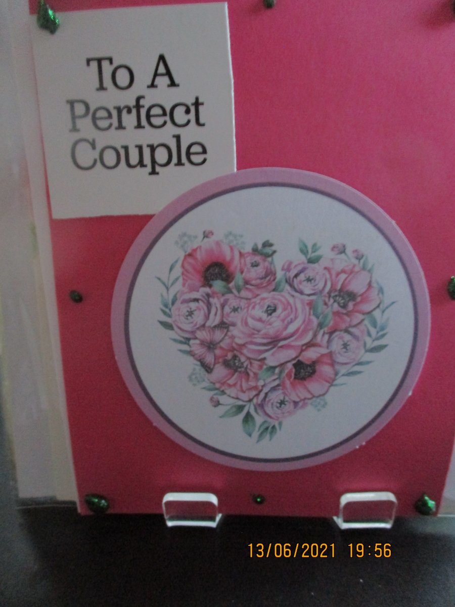 To a Perfect Couple Wedding Card
