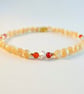 Mother Of Pearl Bracelet, Zircon & Crystal, Bridesmaid Gift, Summer Jewellery - Image 2