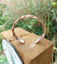 Handmade Pure Copper Braided Bangle – 7th Anniversary Gift - Handcrafted in Corn - Image 4
