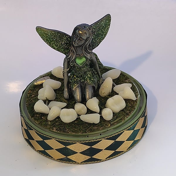 The Tooth Fairy Quirky Themed Light Up Dome Miniature