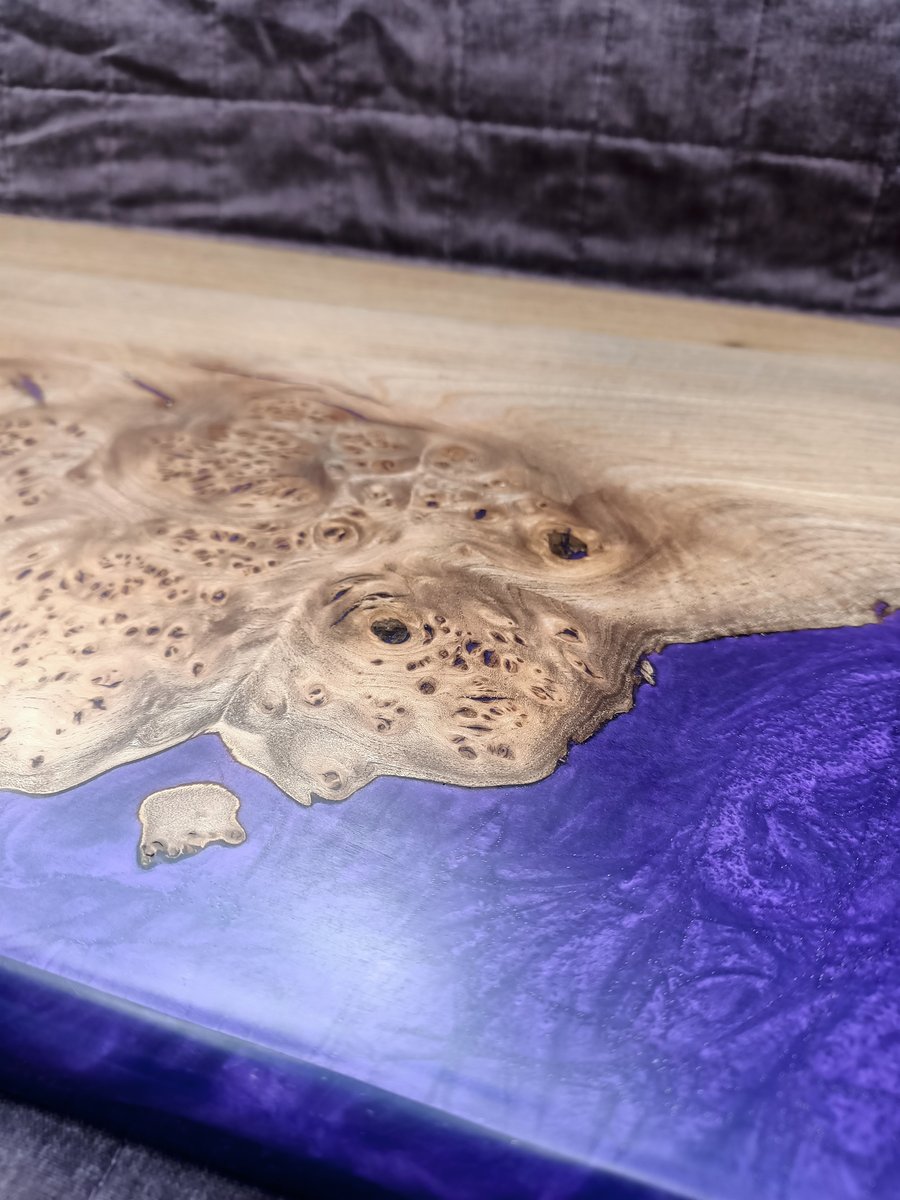 Custom Order Final Payment Nicole - Two Wood and Resin Table Decor