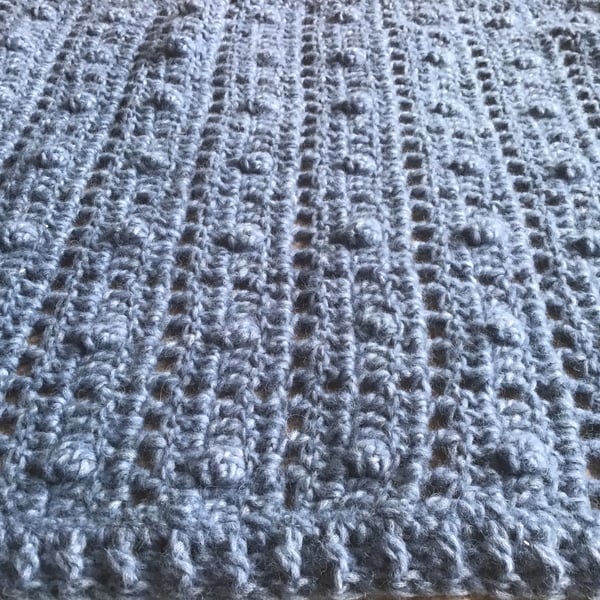 Handmade Crochet Alpaca Baby Blanket