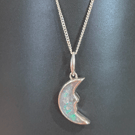 Crescent Moon Memorial Pendant 