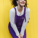Unisex Purple Corduroy Dungarees – Tulsi Sunrise Bestselling Handmade Outfit