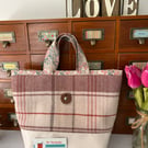 Tweed mini tote Neptune 