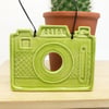 Ceramic Camera decoration Click (Green)