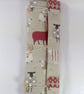 Straight and circular knitting needle case with red sheep, knitting needle pouch - Image 8