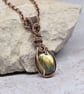 Labradorite and Copper Pendant - Image 2