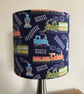 Handmade Choo Choo Train Cotton Fabric Lampshade - Image 1