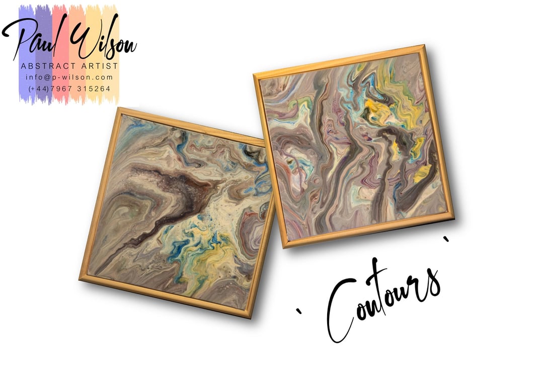 Handmade Acrylic Fluid Art - Original Abstract Painting