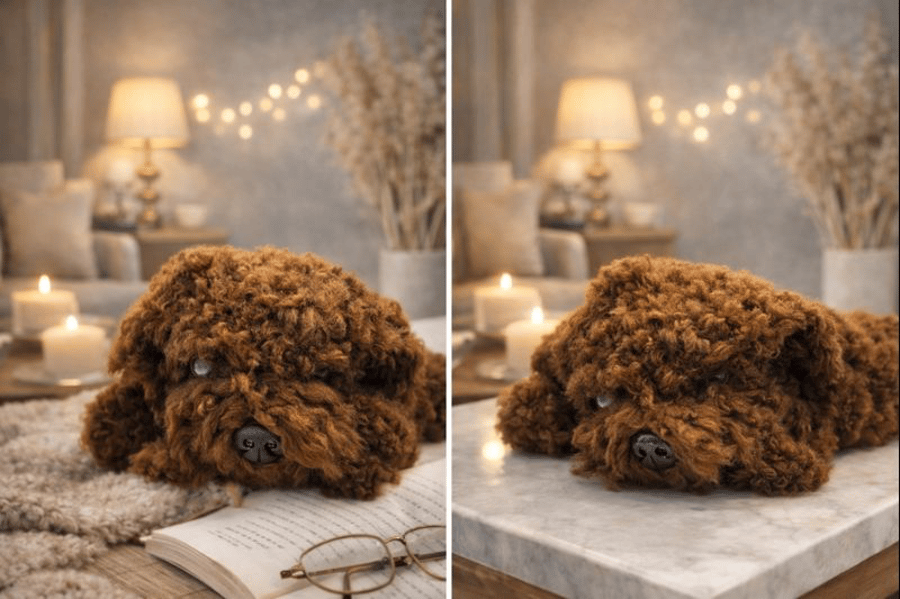 Sleepy custom pup made to look like your dog 