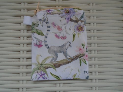 Lemur Purse or Card Holder Wallet 