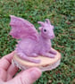 Lilac Orchid Needlefelt Shropshire Dragon - Image 5